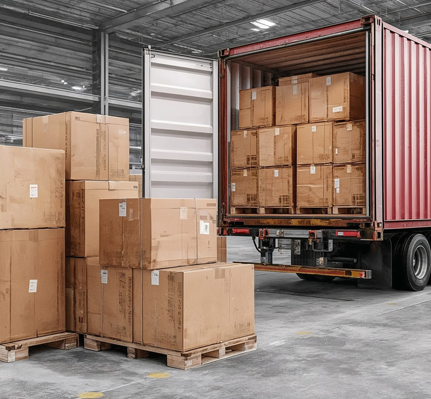 Product distribution and logistics from warehouse to market